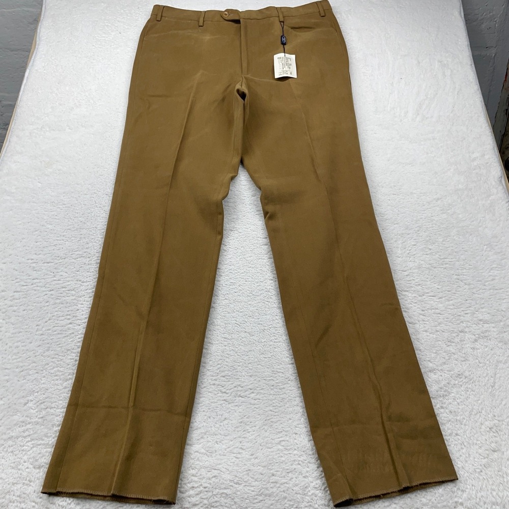 Marco Planesio Italian Cotton Dress Pants Trousers Men's Size‎ 58 New